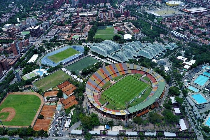 Vista aérea de Medellín