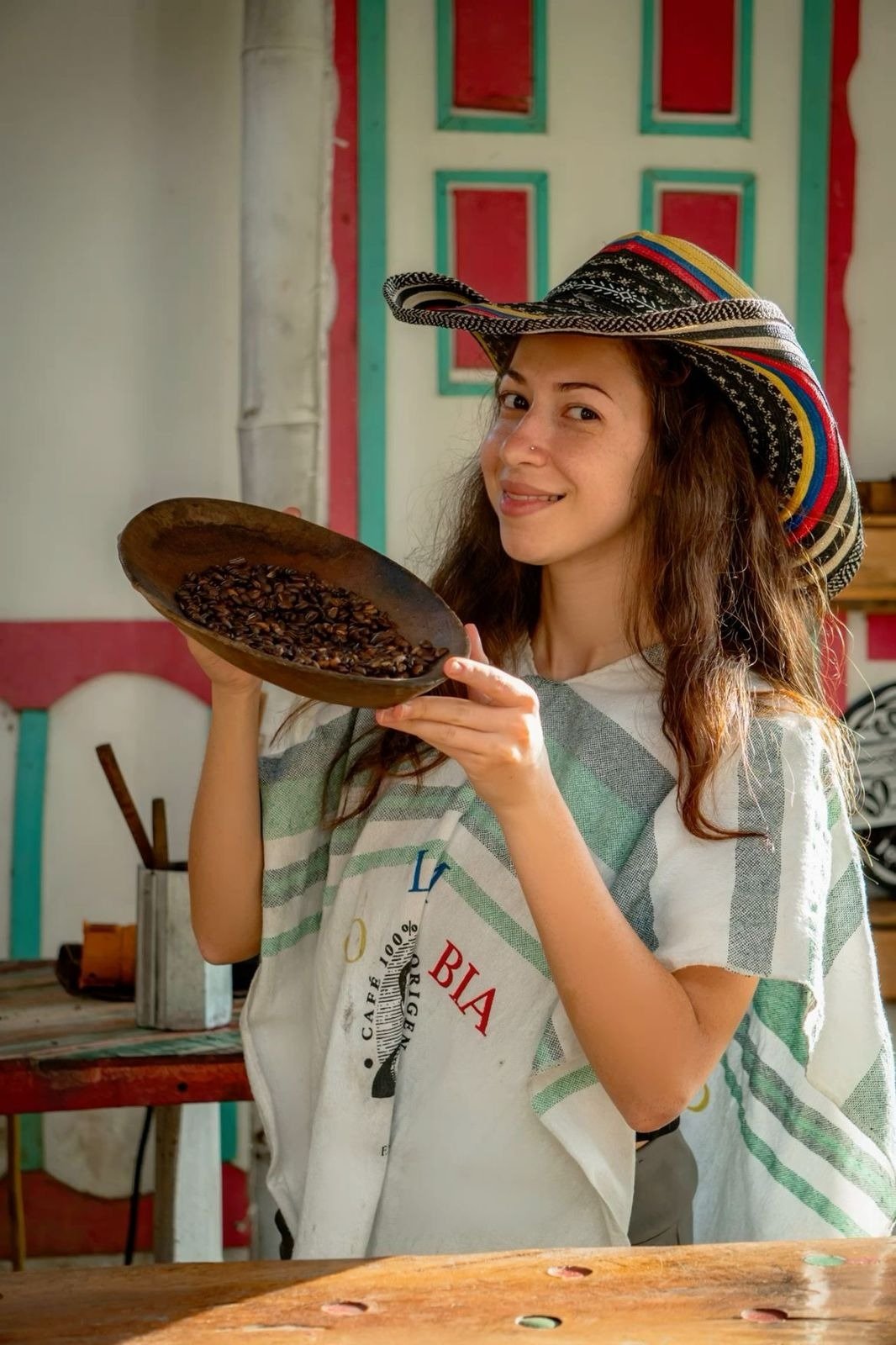 Proceso del café en finca cafetera de Antioquia
