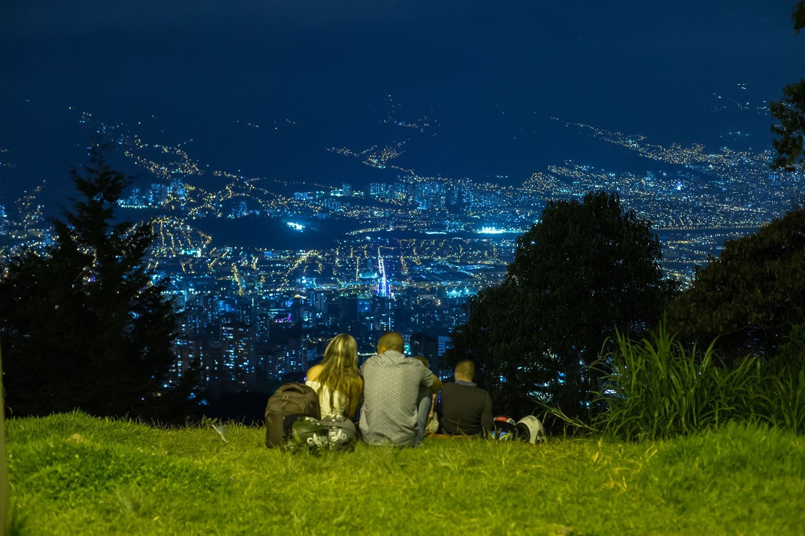 Miradores nocturnos de Medellín